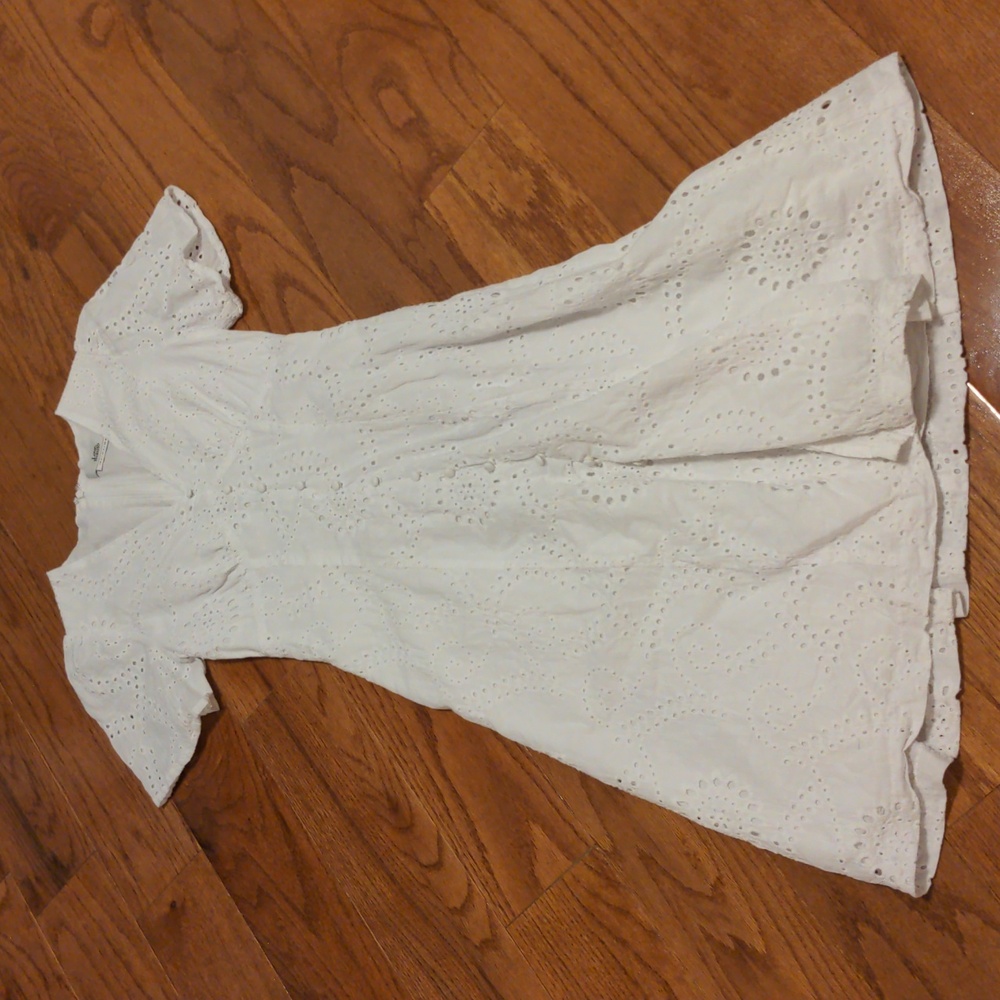 Cotton lace dress S